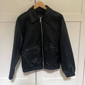 Levi’s Faux Leather Trucker Jacket